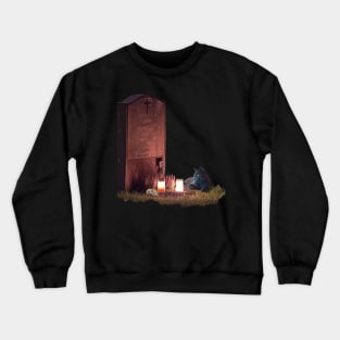 Grave Cat Crewneck Sweatshirt